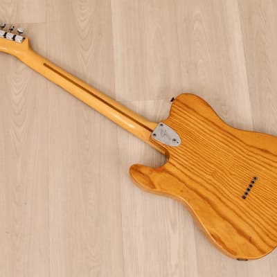 1979 Fender Telecaster Thinline Vintage Electric Guitar Natural, 100% Original w/ Wide Range, Case image 12