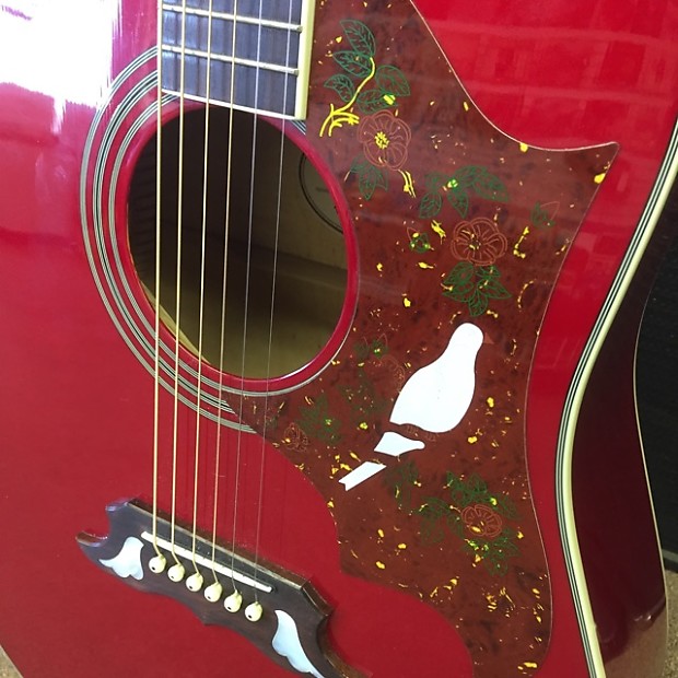Epiphone Dove E/CH 1998 Cherry | Reverb