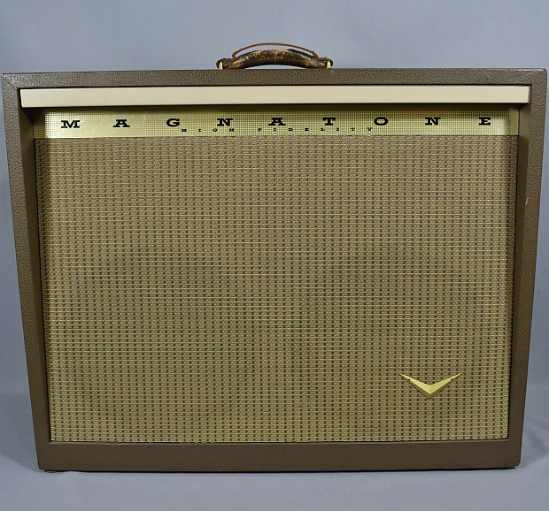 Magnatone Model 260A Custom 200 Series 2-Channel 35-Watt 2x12" Guitar Combo with Mellow / Bright Switches image 1