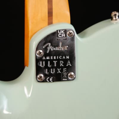 Fender American Ultra Luxe Telecaster, Surf Green image 9