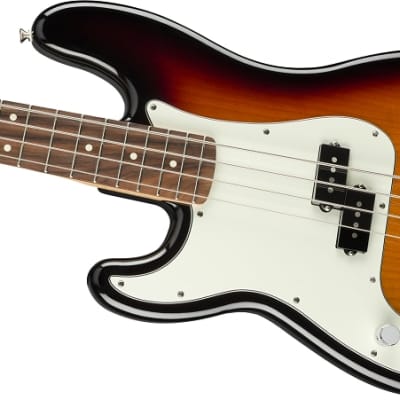 Fender Player Precision Left-Handed Bass Pau Ferro FB, 3-Color Sunburst image 3