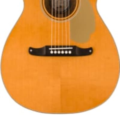 Fender Malibu Vintage Concert All Solid Acoustic Electric Guitar Natural, w/Case image 1