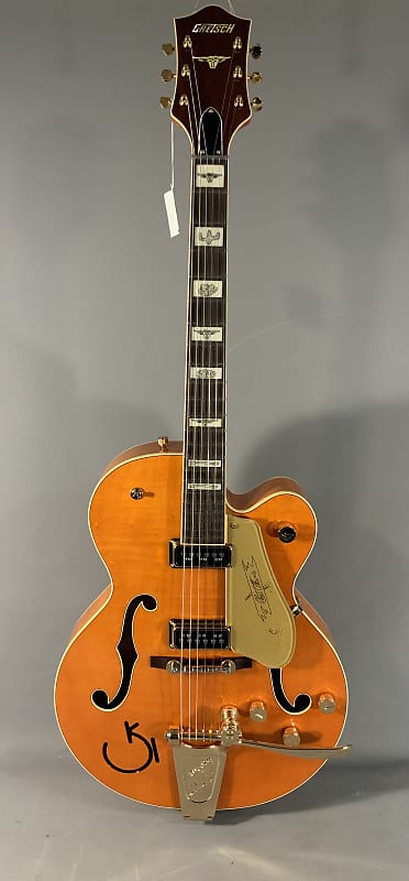Gretsch G6120T-55 Vintage Select Chet Atkins Vintage Orange Stain Lacquer image 1
