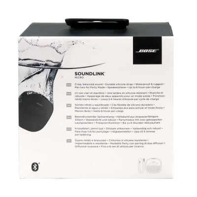 Bose Soundlink Micro Bluetooth Speaker (Black) + SC919 Soft Pouch Protector Bag image 6