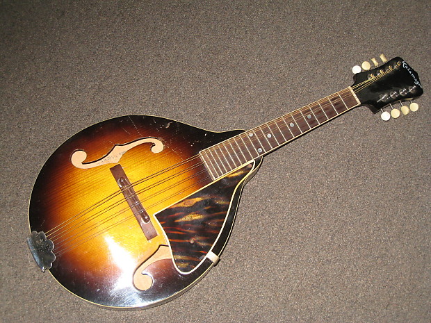 Kalamazoo  A-Style Mandolin made by Gibson 1940's Sunburst image 1