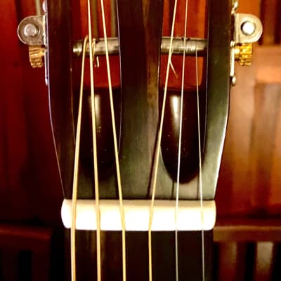 Preston Thompson Custom 12 Fret Slot Head Dreadnaught Acoustic Flattop Guitar , Adirondack Top, AAAA Shipwreck Quarter Sawn Straight Grain Brazilian Rosewood Body 2016 Natural image 13