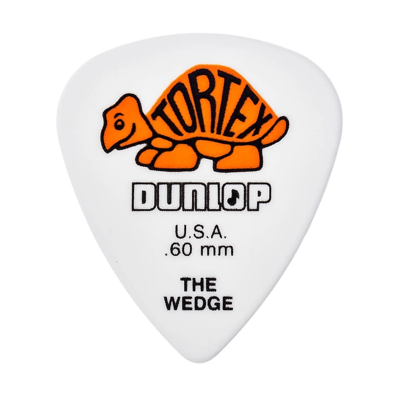 Dunlop 424R60 Tortex Wedge .60mm Guitar Picks (72-Pack) image 1