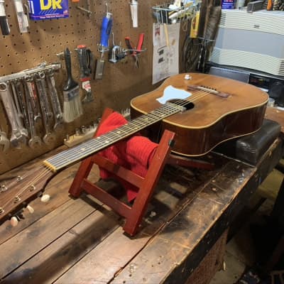 Kay Dreadnought  solid spruce top/ xbraced/gold foil with video image 8