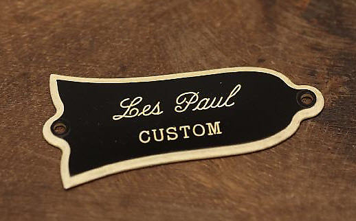 Gibson les paul custom outlet truss rod cover