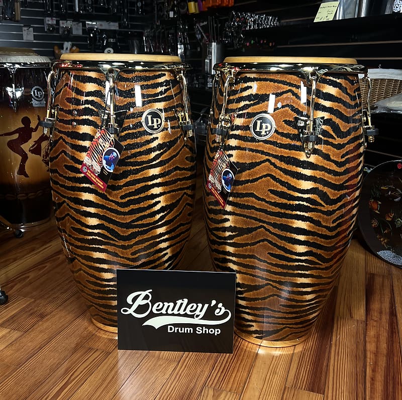 LP Latin Percussion Raul Rekow Signature Tiger Print Series | Reverb