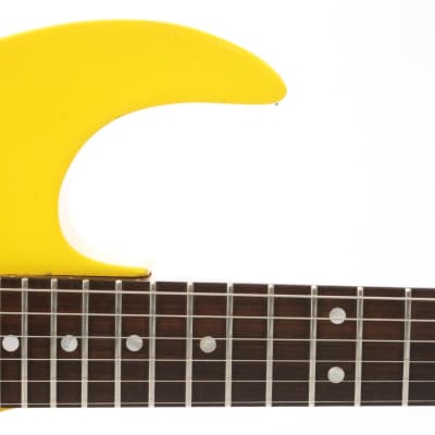 1980s BC Rich Gunslinger Prototype Yellow Guitar Vivian Campbell? #47221 image 4