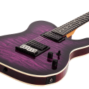 SCHECTER E-Gitarre, PT Pro, Trans Purple Burst
