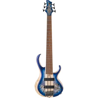 Ibanez BTB846-CBL BTB Standard 6-String Bass Cerulean Blue Burst Low Gloss