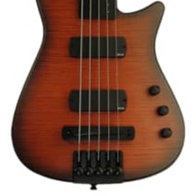 NS Design NXT5a Radius Bass Guitar - Sunburst - Fretless for sale