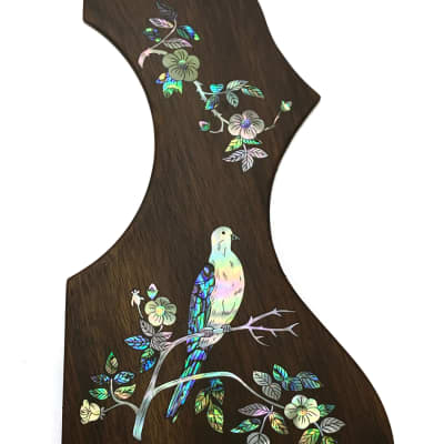Bruce Wei, Guitar Rosewood Pickguard fit J-200 Cutaway, Dove Inlay ( 730 ) for sale