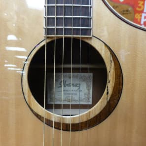 Ibanez AEW21VK-NT1201 Natural Acoustic/Electric Guitar Ovangkol