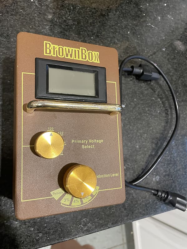 AmpRx Brown Box voltage regulator attenuator Reverb UK