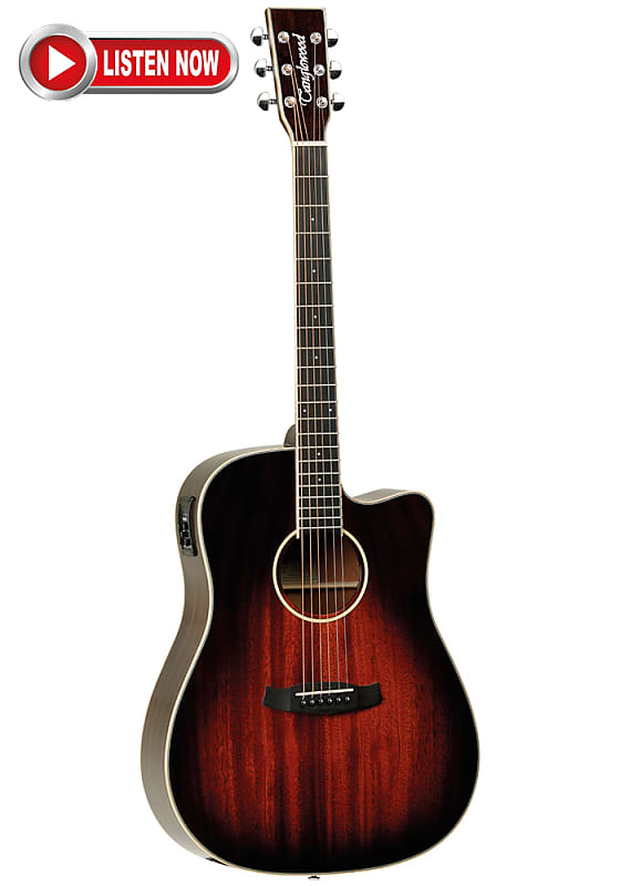 Tanglewood Winterleaf Dreadnought Autumn Vintage Burst Reverb