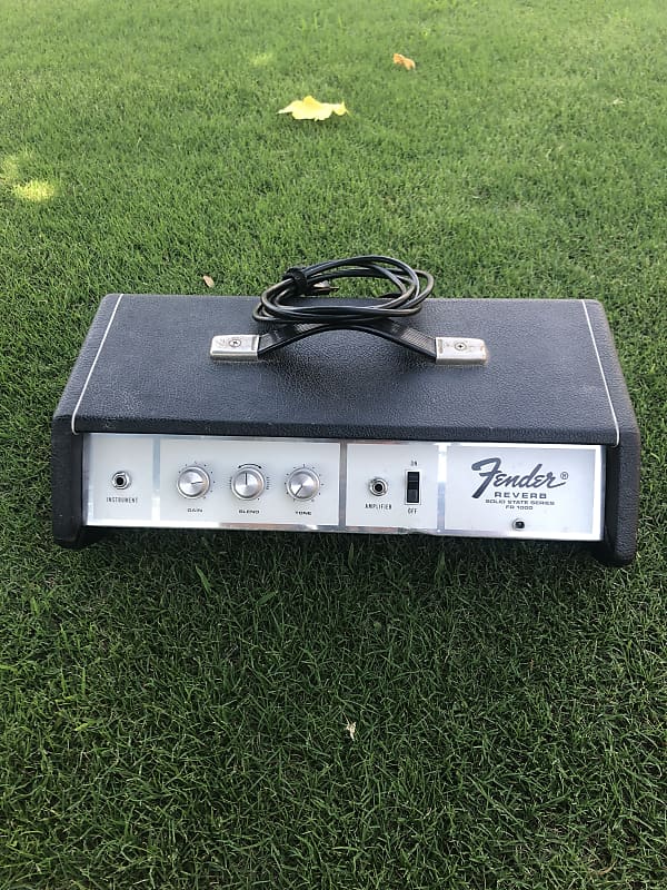 Fender FR-1000 Solid State Spring Reverb Unit | Reverb