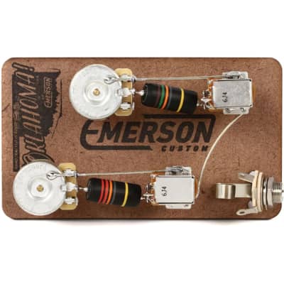 Emerson Custom Prewired Kit Les Paul Push Pull Long Shaft 500K Pots