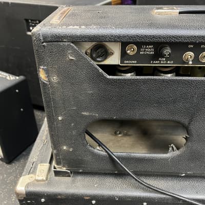 Vintage 1968 Fender Silver Face Bandmaster Reverb Guitar Amp 