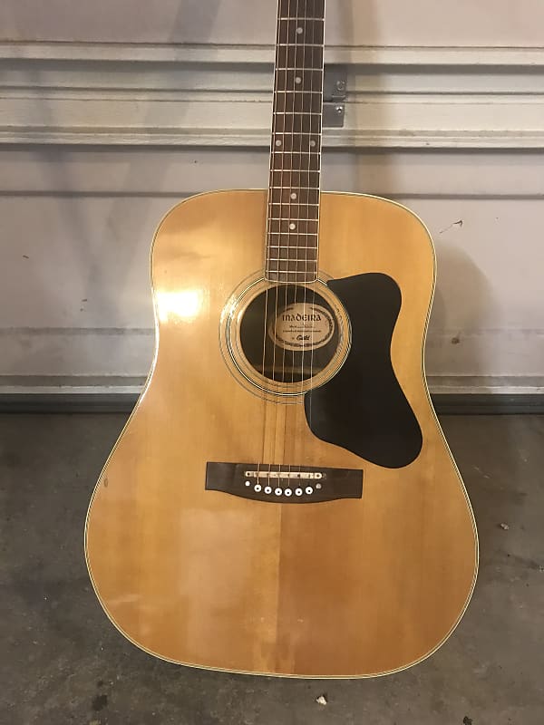 Madeira Acoustic Guitar Made By Guild Model 30R image 1