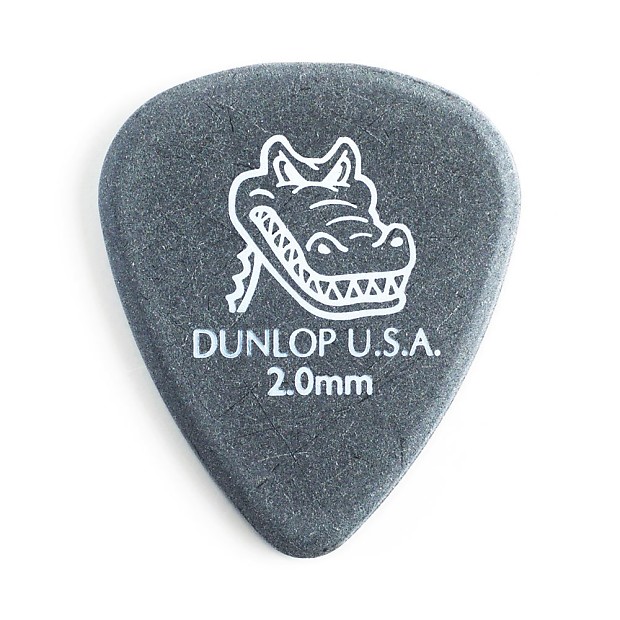 Dunlop 417P200 Gator Grip 2.0mm Guitar Picks (12-Pack) image 1