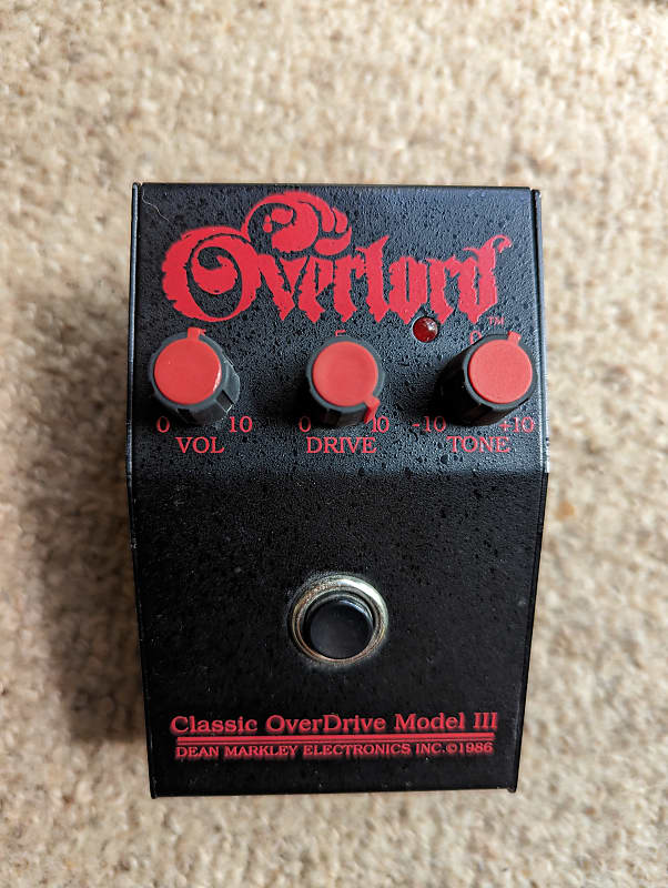Dean Markley Overlord - Classic Overdrive Model III 1980's image 1