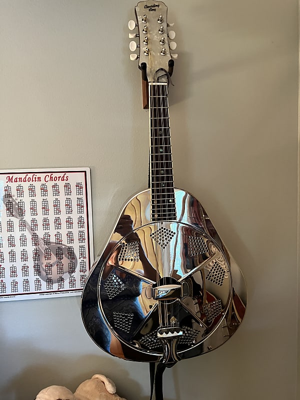 Recording King RA998 Metal Body Resonator Mandolin 2010s Reverb UK
