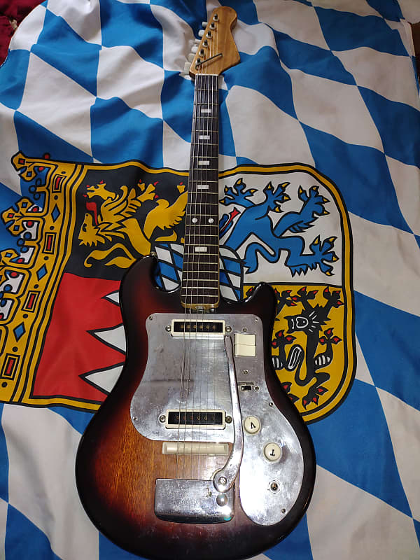 Vintage Kent 550 lido 1960s electric guitar Reverb