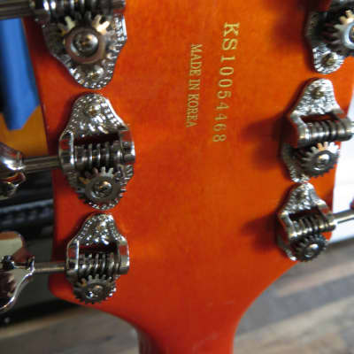 Gretsch G5120 Electromatic Hollow Body 2006 - 2013 - Orange with Gretsch Hilo Tron pickups image 7