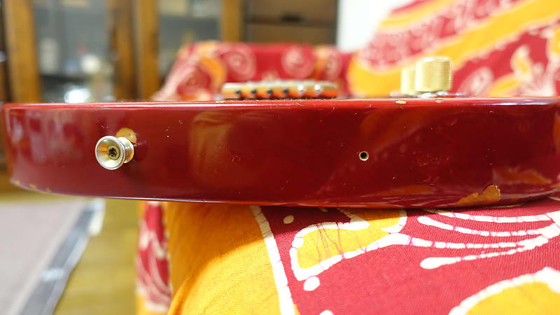 Moon TL type Philip Kubicki 1P Figured Maple Body Red Made