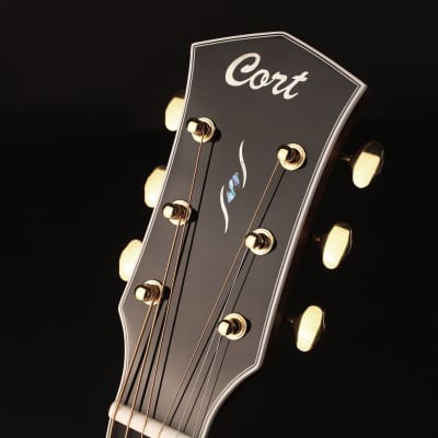 Cort GOLDD8LB Gold Series D8 Acoustic Dreadnought Guitar - Light Burst Bild 4