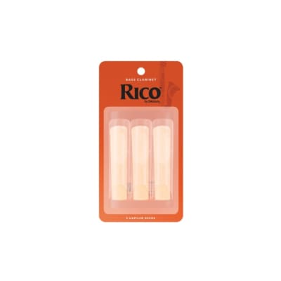 Rico by D'Addario REA0330 Bass Clarinet Reeds, Strength 3, 3-Pack image 1