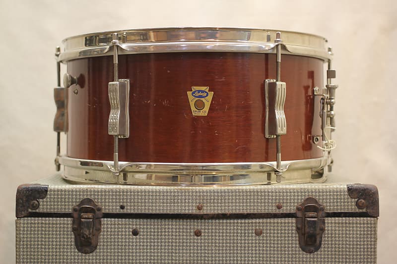 Ludwig No. 490 Pioneer 6.5x14" 6-Lug Snare Drum 1958 - 1960 image 2