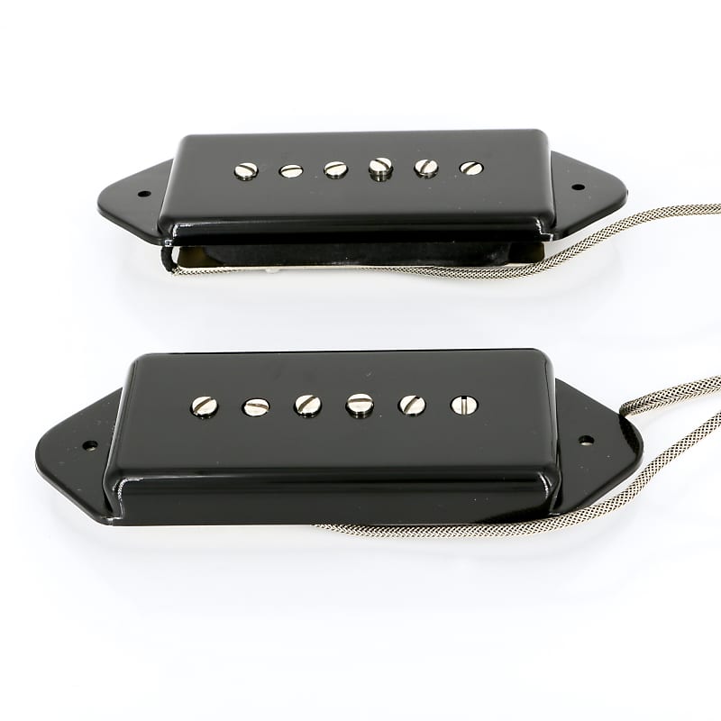 Lindy Fralin P90 Dogear Single Coil Pickup Set For Casino etc. P 90 -15%  Black