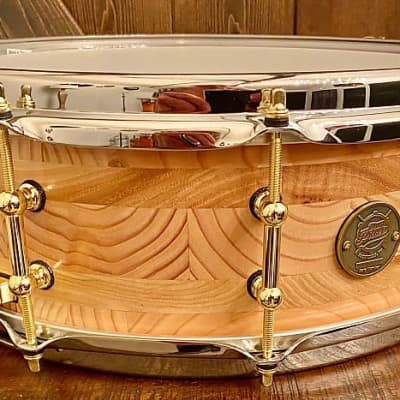 DrumPickers 14x5” Heirloom Classic Snare Drum in Natural Gloss image 6