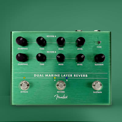 Fender Dual Marine Layer Reverb Guitar Effects Pedal | Used image 1