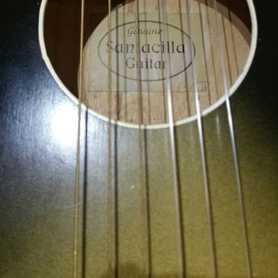 Santacilla EL-Toreador 1930s Oscar Schmidt Newly Reseated Neck .. Hand-painted Guitar With Original Case And Slide image 6