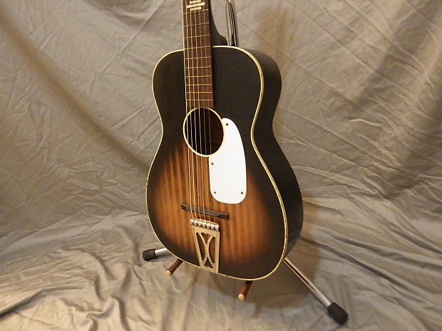 stella harmony guitar 50s ビンテージギター Harmony Stella Parlor Guitar (1950s, Two-Tone Sunburst) | Reverb