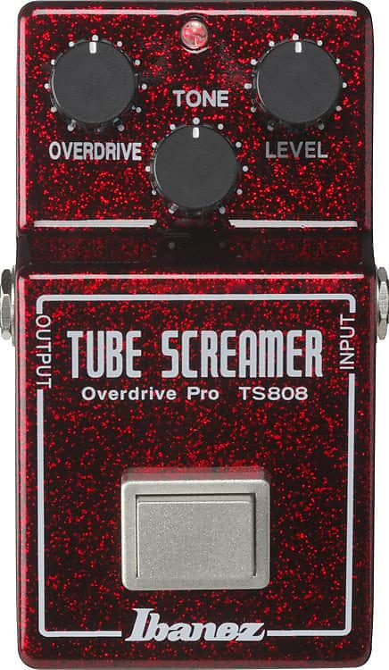 Ibanez TS808 Tube Screamer 40th Anniversary Ruby Red Sparkle