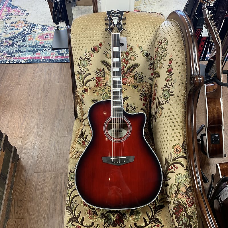 D'Angelico Premier Gramercy 2020 Trans Black Cherry Burst