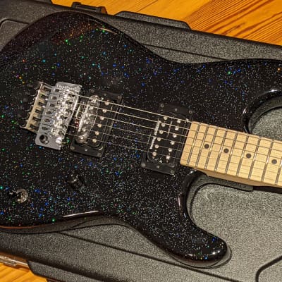 Jackson USA 2016  San Dimas Custom Shop Black Holoflake Guitar w/OHSC & All Case Candy, MINT! image 2