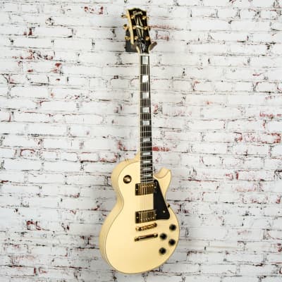 Gibson - Les Paul Custom - Electric Guitar - Light Aged Antique Alpine White - w/ Black Hardshell Case - x2180 image 2