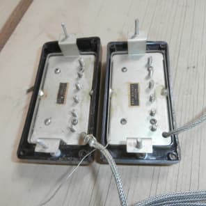 Vintage 1957 Gibson Matched Pair PAF Pickup Wiring Harness! Centralab Pots, Switch and Tip, Covers! image 4