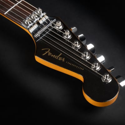 2021 Fender American Ultra Luxe Stratocaster RW Floyd Rose HSS - Mystic Black | USA Matching Headstock | COA OHSC image 9