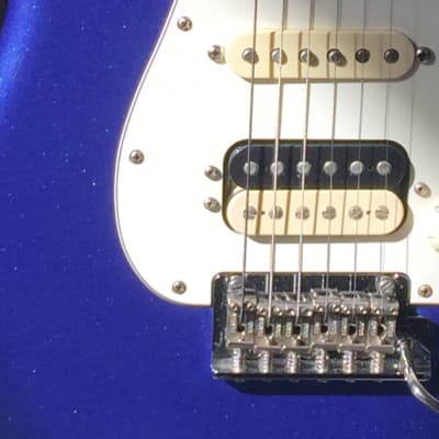 Fender American Standard Stratocaster HSS Shawbucker with Rosewood Fretboard 2013 - 2015 - Ocean Blue Metallic image 2