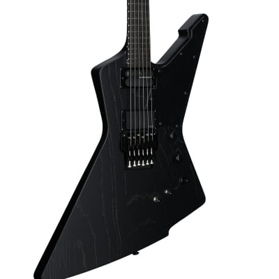 Schecter Jake Pitts E-1 FR-S Electric Guitar, Satin Black Open Pore image 1
