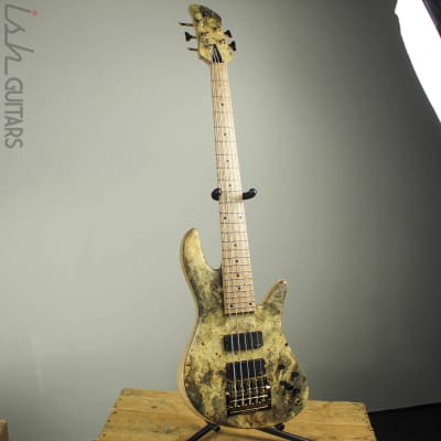 2016 Fodera Emperor Deluxe 5-String Buckeye Burl RARE Bass Tremolo image 2