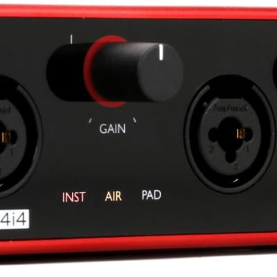 Focusrite Scarlett 4i4 3rd Gen USB Recording Interface